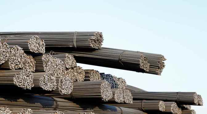 unit weight of steel bars
